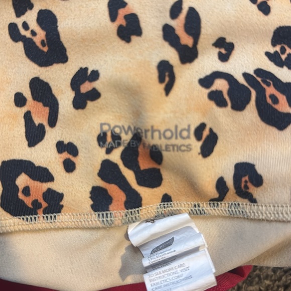 Fabletics leopard Print Power hold Leggings - Picture 4 of 5